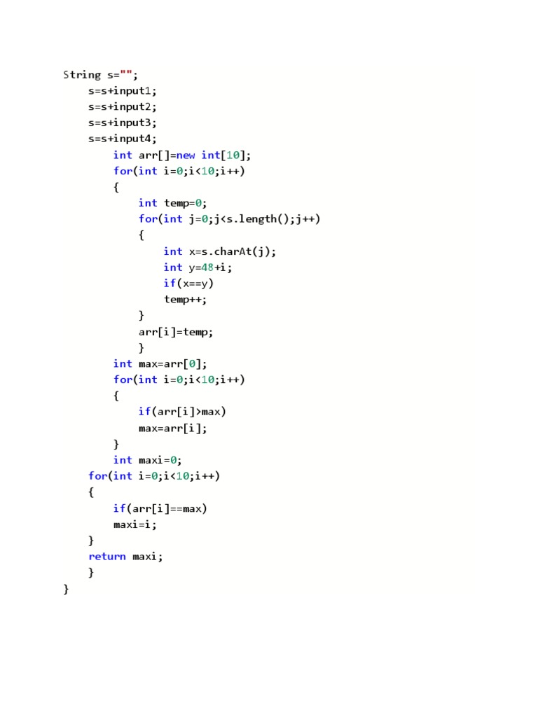 Java Character Frequency Counter | PDF