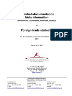 Foreign Trade Statistics From 2016