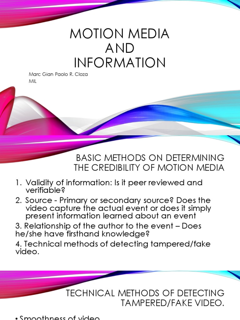Motion and Information Media | PDF | Video Games | Interactive Media