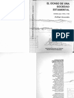 ARCONDO A. 1992. El Ocaso de Una Sociedad Estamental PDF