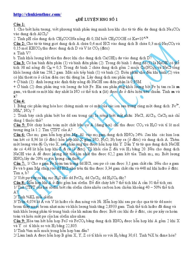 123doc Bo De Hoc Sinh Gioi Hoa Lop 11 Co Loi Giai Chi Tiet Pdf