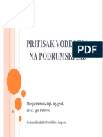 Gjurinek EC7 - Pritisak Vode I Tla Na Podrumski Zid PDF