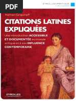 Nathan Grigorieff Citations Latines Expliquees Eyrolles 15 Pdf Religions Et Croyances Troubles