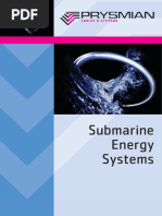 System Solutions and Innovation: Submarine Energy Systems