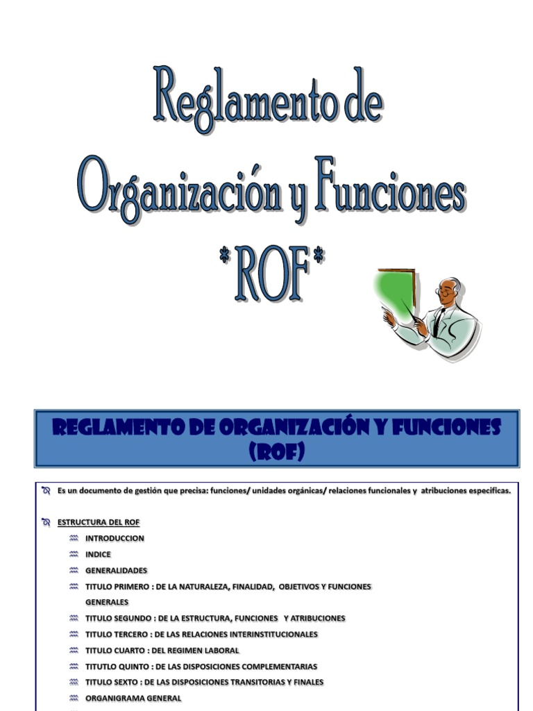 Manual de Procedimientos y ROF | PDF | Gestión de la calidad | Calidad ...