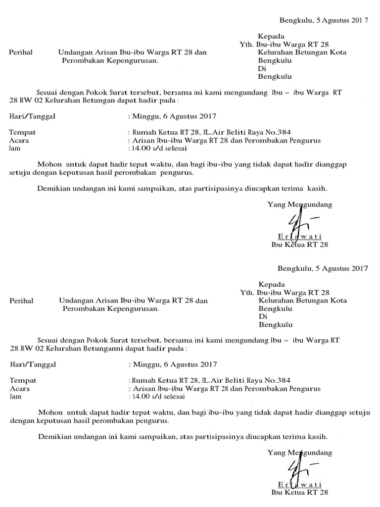 6500 Koleksi Contoh Undangan Arisan Ibu Ibu Terbaru