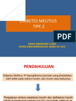 Diabetes Melitius Tipe 2: Siska Mayasari Lubis Divisi Endokrinologi Anak FK Usu