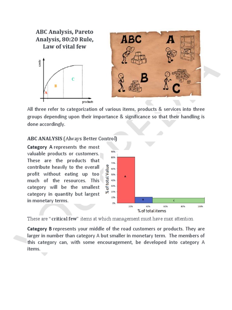 ABCAnalysis PDF | PDF | Inventory | Economics