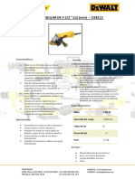 Ficha Tecnica Dewalt - d28112