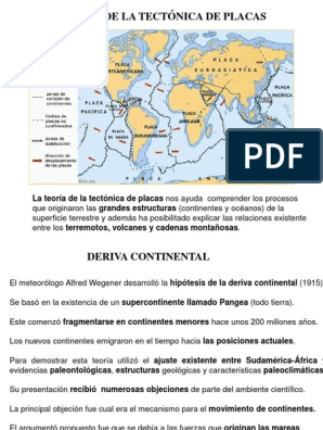 Física y Química: TECTÓNICA DE PLACAS