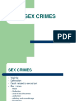 SEX Crimes