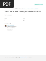 Power Electronic Devices Trainer