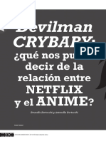 Devilman Crybaby ¿Qué Nos Puede Decir de La Relación Entre Netflix y El Anime - Brunella Bertocchi y Antonella Bertocchi