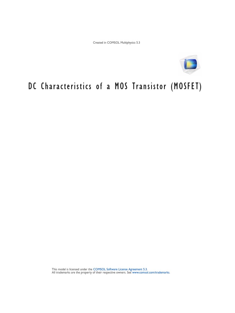 MOSFET DC Characteristics Analysis | PDF | Field Effect Transistor | Mosfet