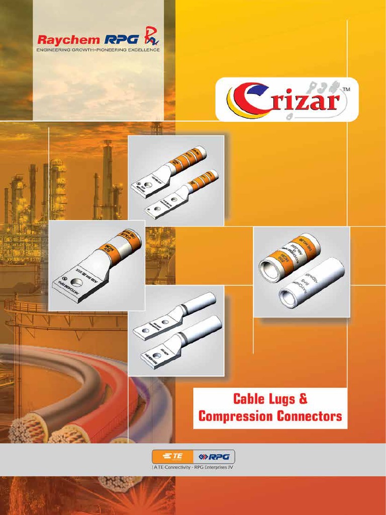 Raychem Cable Lugs Catalogue Overview | PDF | Electrical Connector ...