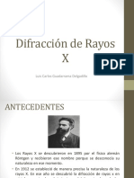 Difracción de Rayos X