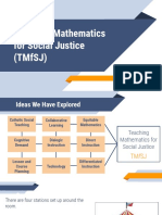 Teaching Mathematics For Social Justice (TMFSJ)