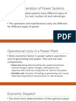 Economic Operation of Power Systems