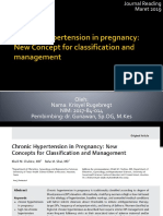 Chronic Hypertension in Pregnancy