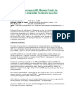 (CTCP) - Concepto 030 - Manejo Del Fondo de Imprevistos en PH