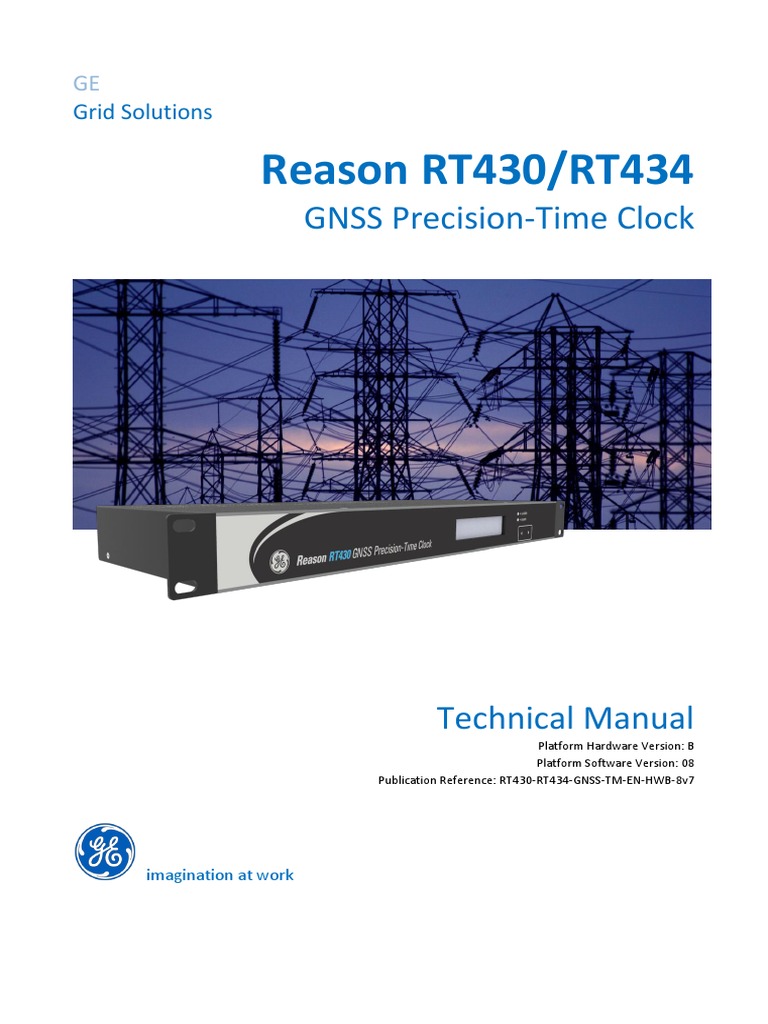 GE RT430/RT434 Technical Manual | PDF | Computer Network | Data ...