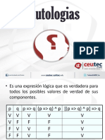 Tautologías, Contradicciones y Equivalencias