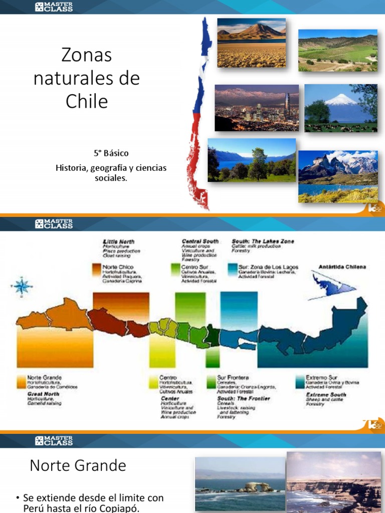 Zonas Naturales de Chile | PDF | Chile | Geografía Física