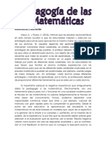 Pedagogía de Las Matemáticas