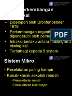 Teori Perkembangan Ekologikal