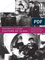 Karush Culture of Class by Matthew PDF