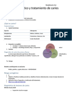 Diagnóstico y Tratamiento de Caries