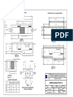 Cámara de rejas de limpieza manual diseño