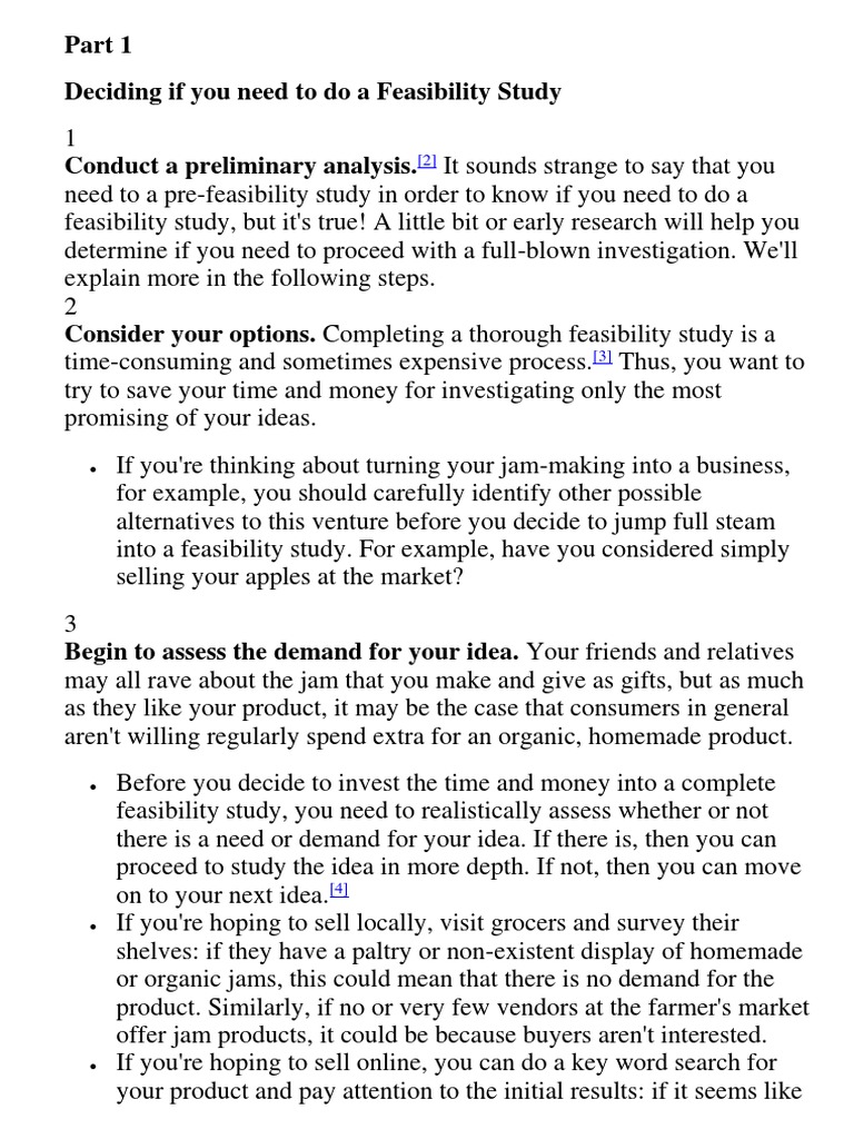Feasibility Study Guide for Entrepreneurs | PDF | Feasibility Study ...