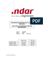 Descripción Sistema Elevacion Y Frenado Elevation and Braking Sistem Description