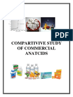 Comparitive Study of Commercial Antacids