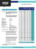 DAIF Check Charges Breakdown | PDF | Overdraft | Fee