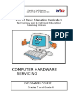 Computer Hardware Servicing: K To 12 Basic Education Curriculum