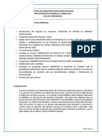 Gfpi-F-019 Formato Guia de Aprendizaje Coordinar Proyectos I