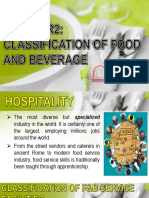 Fbs-chapter2-Classification of Food and Beverage
