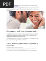 Mensagem de Amor Para Namorado