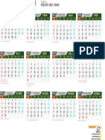 Template Kalender 2019 Lengkap New