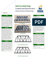 Model Truss Bridge Design