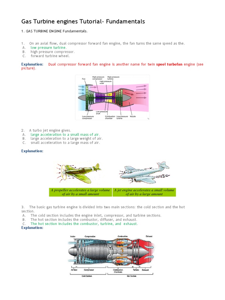 Gas Turbine Engine Fundamentals Guide | PDF | Jet Engine | Turbine