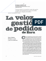 La Veloz Gestion de Pedidos de ZARA PDF