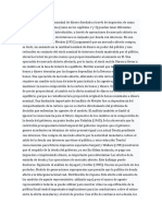 Cambios en La Cantidad Nominal de Dinero Diseñada a Través de Impuestos de Suma Global y Las Transferencias