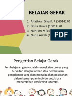 Belajar Gerak