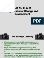 L-19 To 21 & 26 Organizational Change and Development