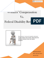 Workers' Compensation vs. Federal Disability Retirement - Choosing Between The Two
