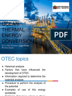 Ocean Thermal Energy Conversion: de La Hoz Romario, Diago Rafael, Romero Danilo