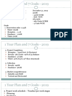 1 Year Plan and 7 Goals - 2019